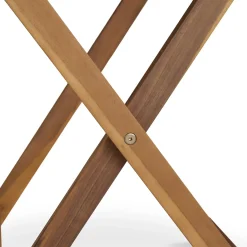 Elanora Outdoor Folding Cafe Table - Light Acacia