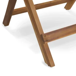 Elanora Outdoor Folding Cafe Table - Light Acacia