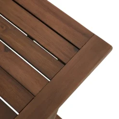 Elanora Outdoor Folding Cafe Table - Dark Acacia