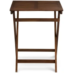Elanora Outdoor Folding Cafe Table - Dark Acacia