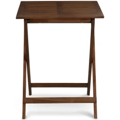 Elanora Outdoor Folding Cafe Table - Dark Acacia