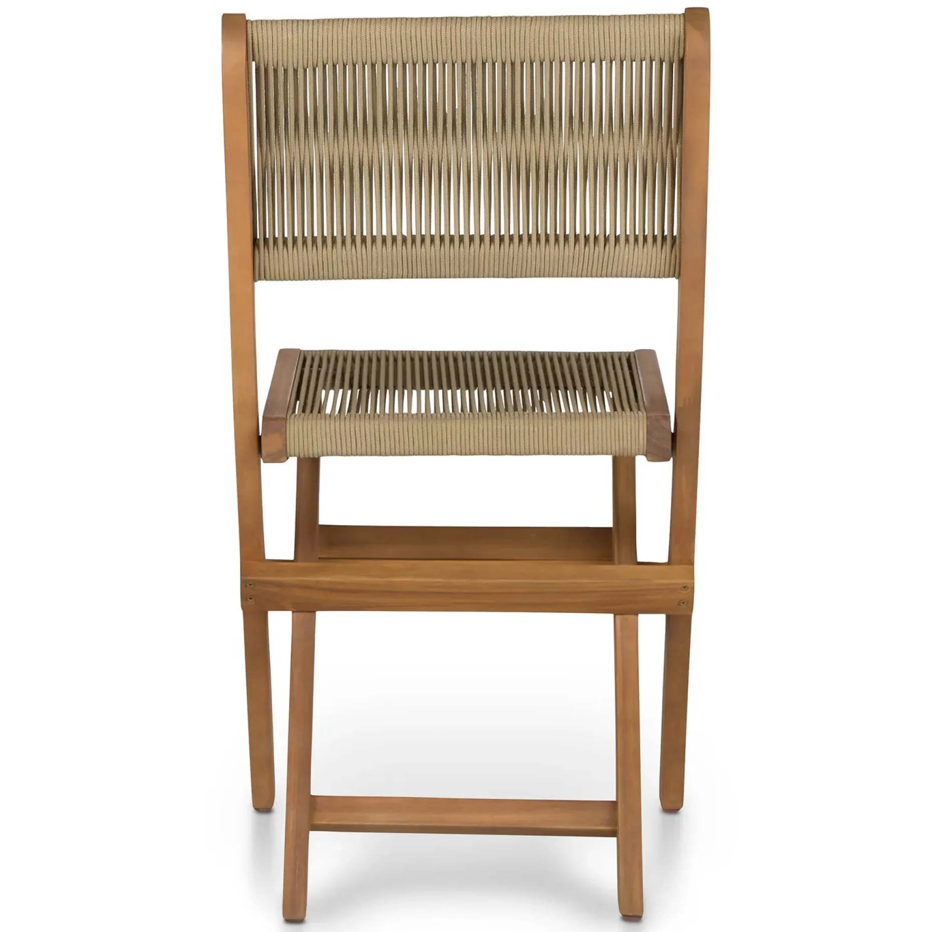 Elanora Outdoor Folding Dining Chair - Light Acacia