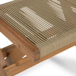 Elanora Outdoor Folding Dining Chair - Light Acacia