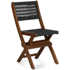 Elanora Outdoor Folding Dining Chair - Dark Acacia