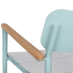 Elan Outdoor Stackable Dining Chair - Turquoise