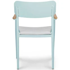 Elan Outdoor Stackable Dining Chair - Turquoise