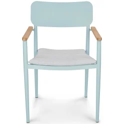 Elan Outdoor Stackable Dining Chair - Turquoise