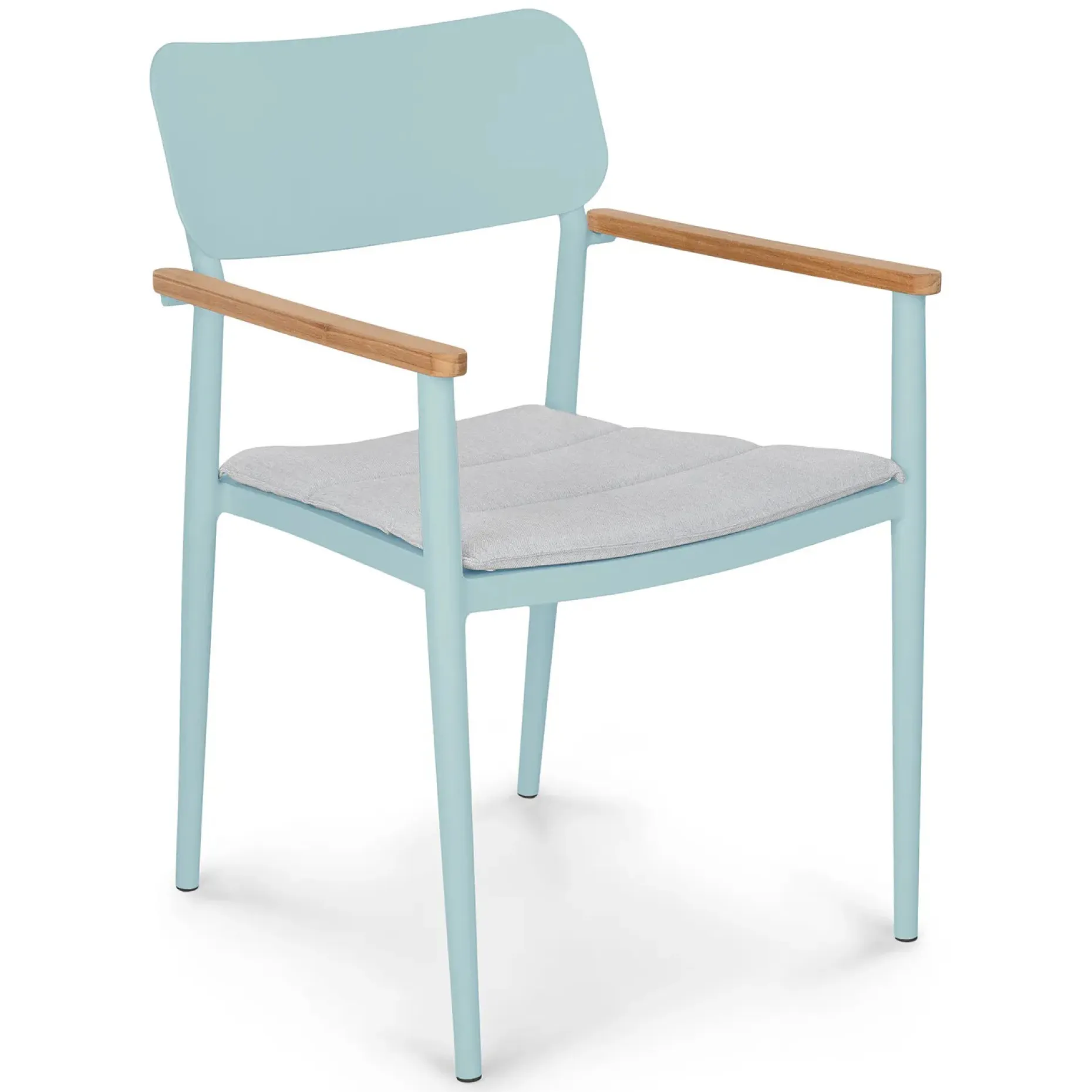 Elan Outdoor Stackable Dining Chair - Turquoise