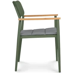 Elan Outdoor Stackable Dining Chair - Green
