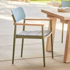 Elan Outdoor Stackable Dining Chair - Green