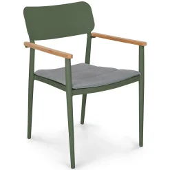 Elan Outdoor Stackable Dining Chair - Green