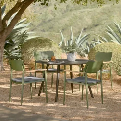 Elan Outdoor Stackable Dining Chair - Green