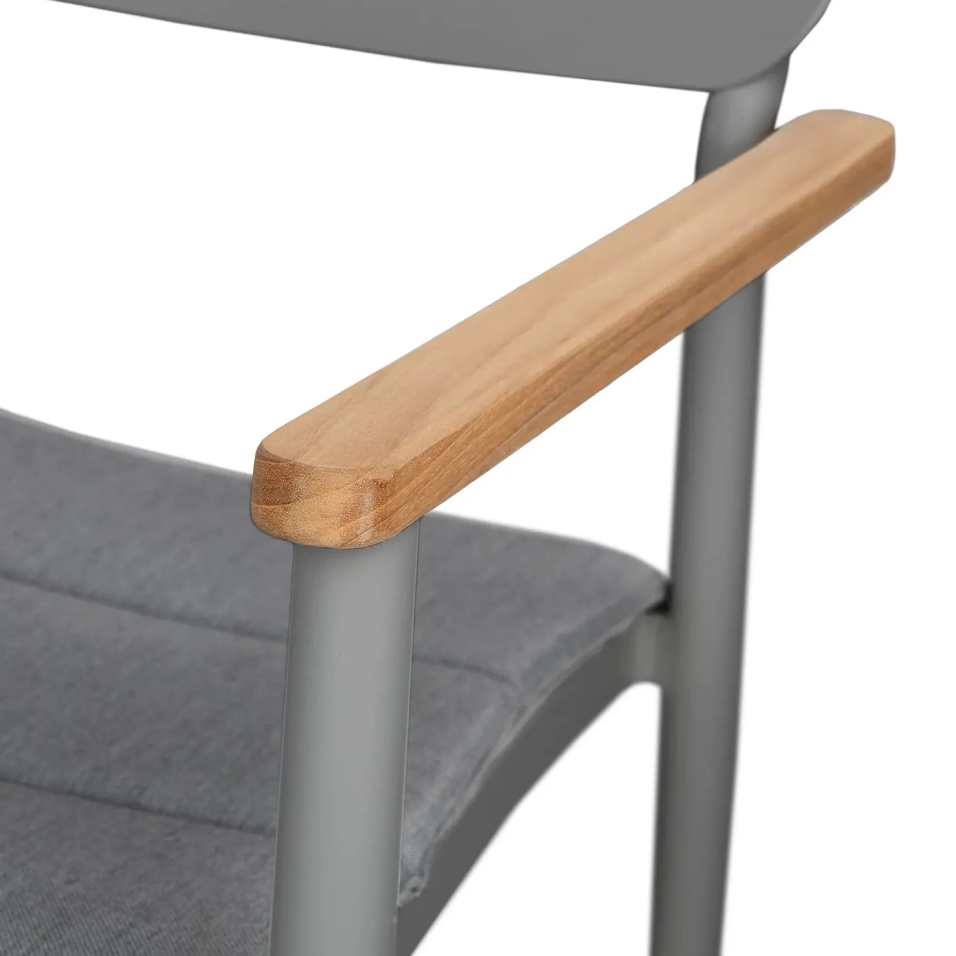 Elan Outdoor Stackable Dining Chair - Dark Gray