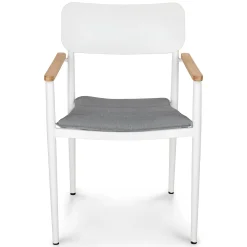 Elan Outdoor Stackable Dining Chair - White