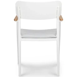 Elan Outdoor Stackable Dining Chair - White