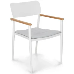 Elan Outdoor Stackable Dining Chair - White