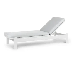 Eleya 78" Outdoor Chaise Lounge - Cera Gray