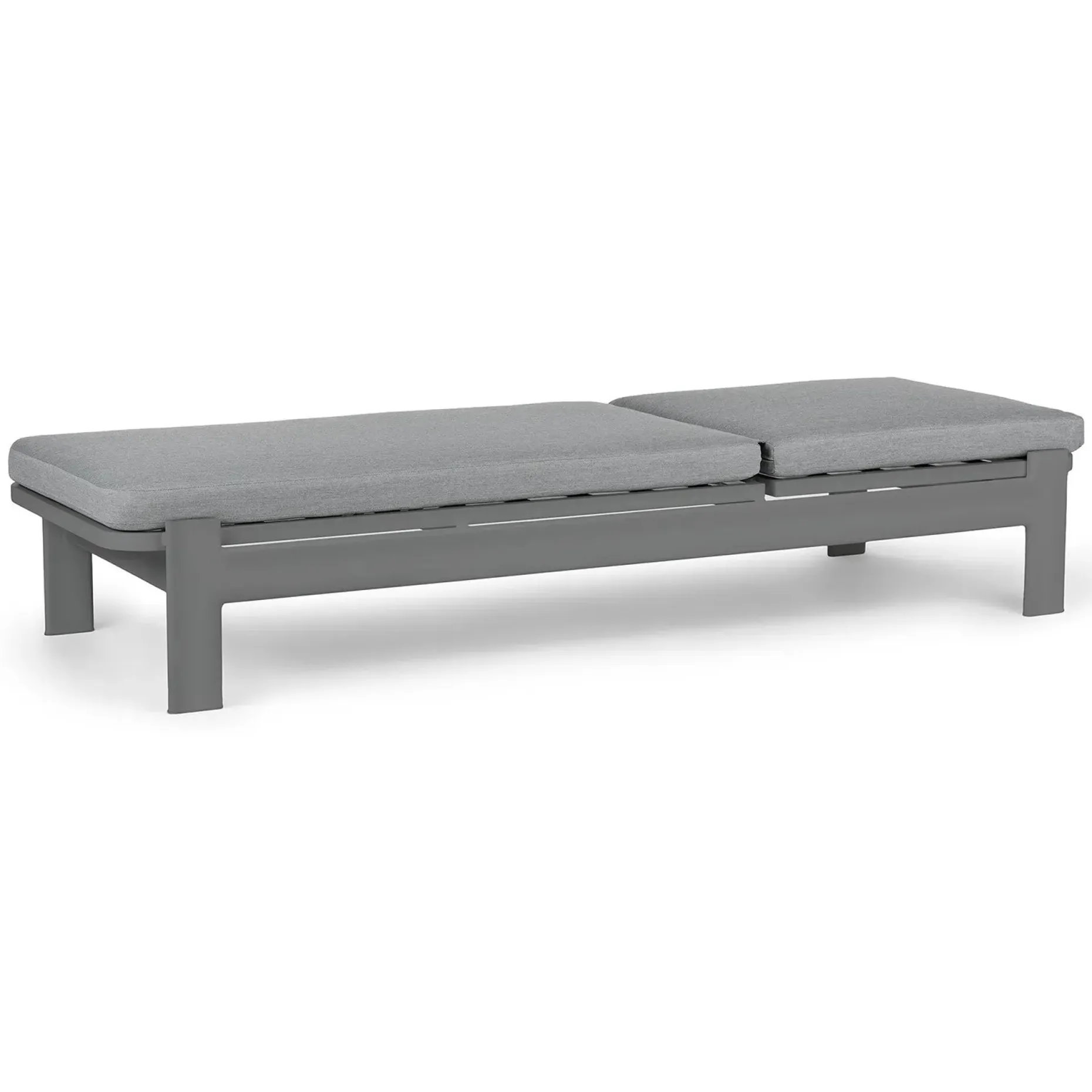 Eleya 78" Outdoor Chaise Lounge - Stega Gray