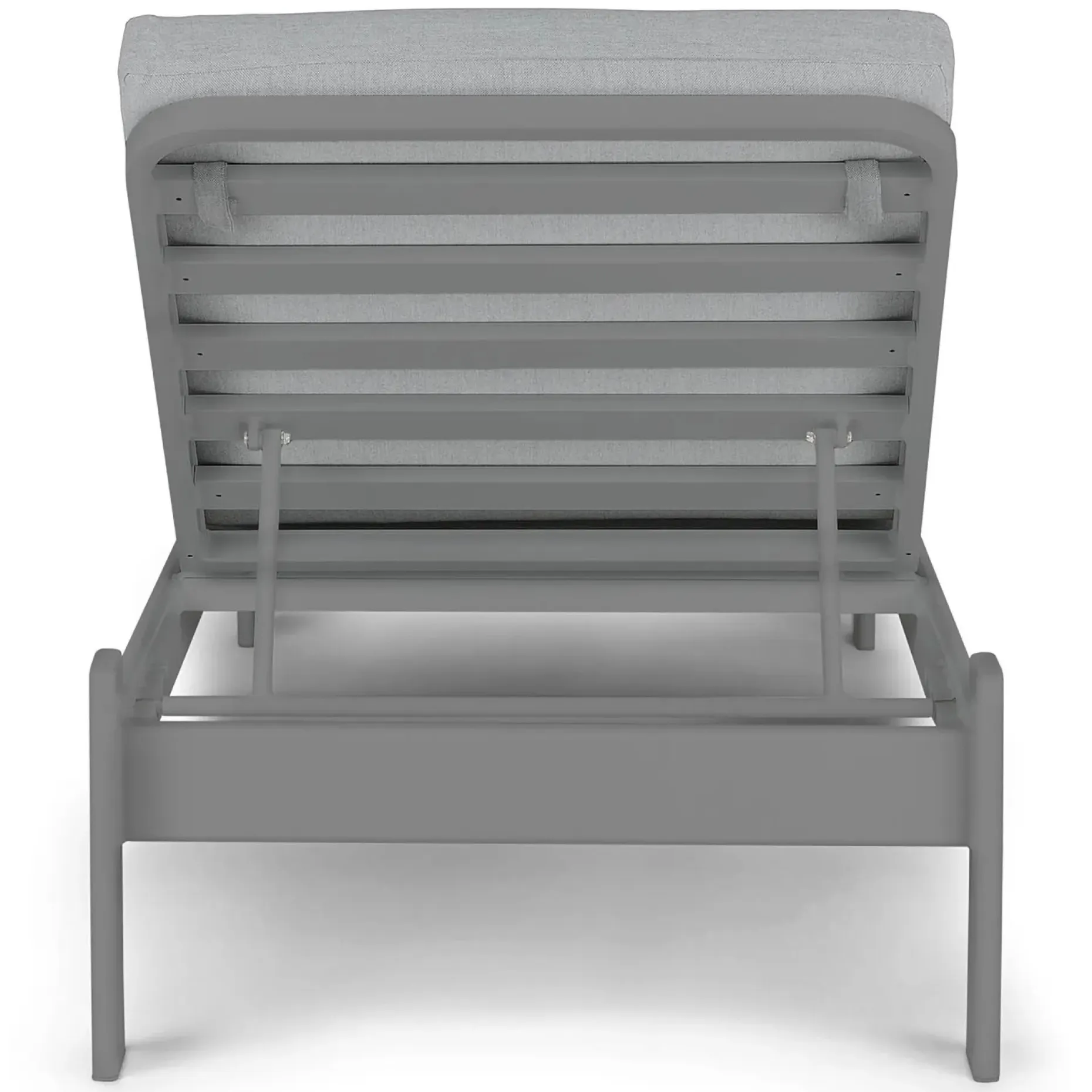 Eleya 78" Outdoor Chaise Lounge - Stega Gray