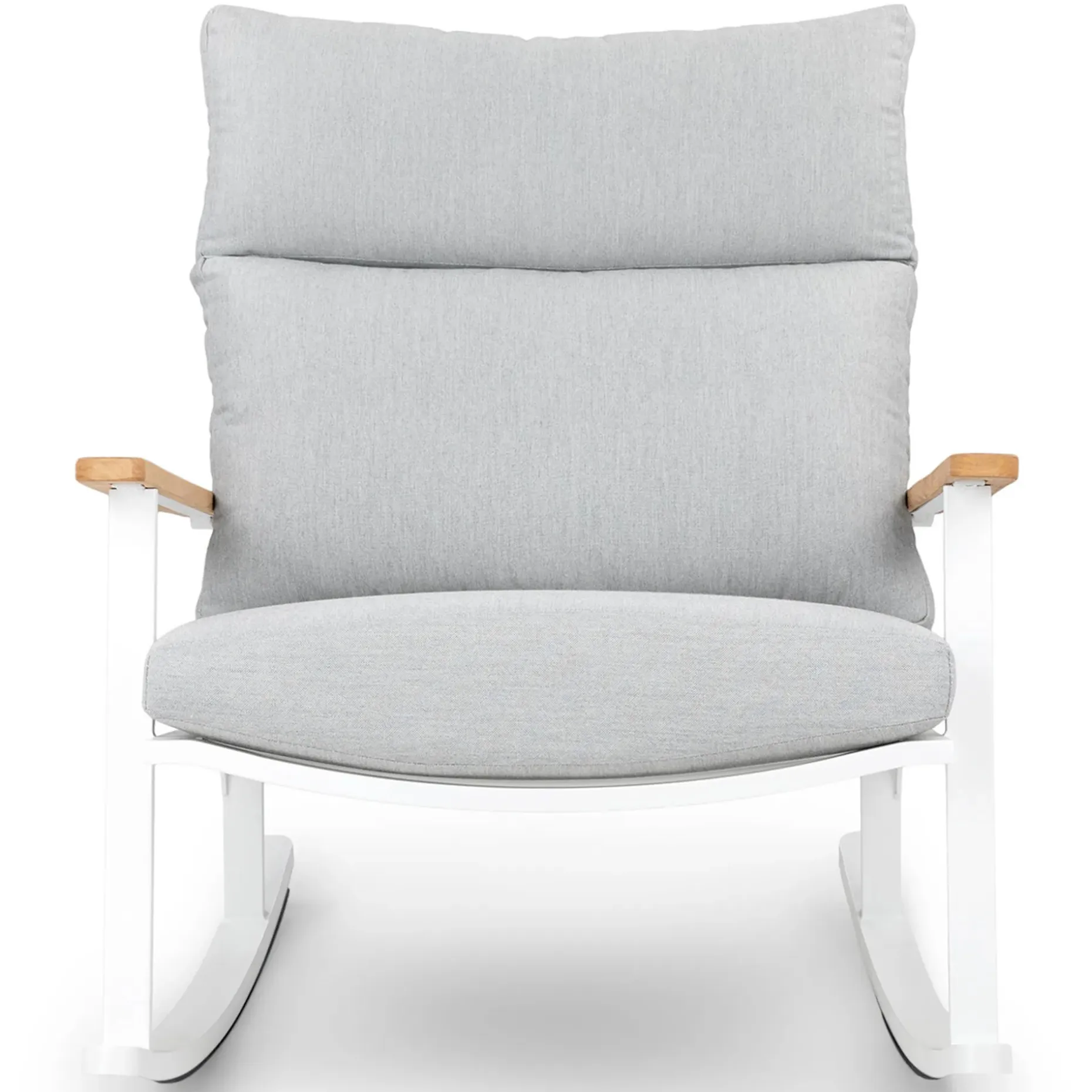 Eleya 31.5" Outdoor Rocking Chair - Cera Gray