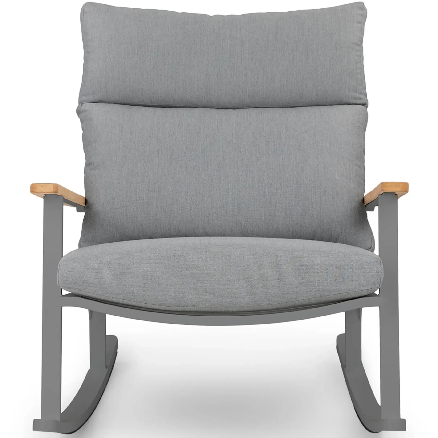 Eleya 31.5" Outdoor Rocking Chair - Stega Gray