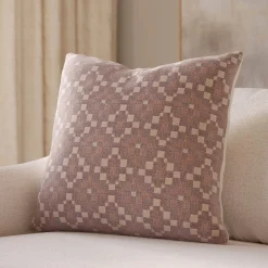 Elfin Large Pillow - Maroon Multi