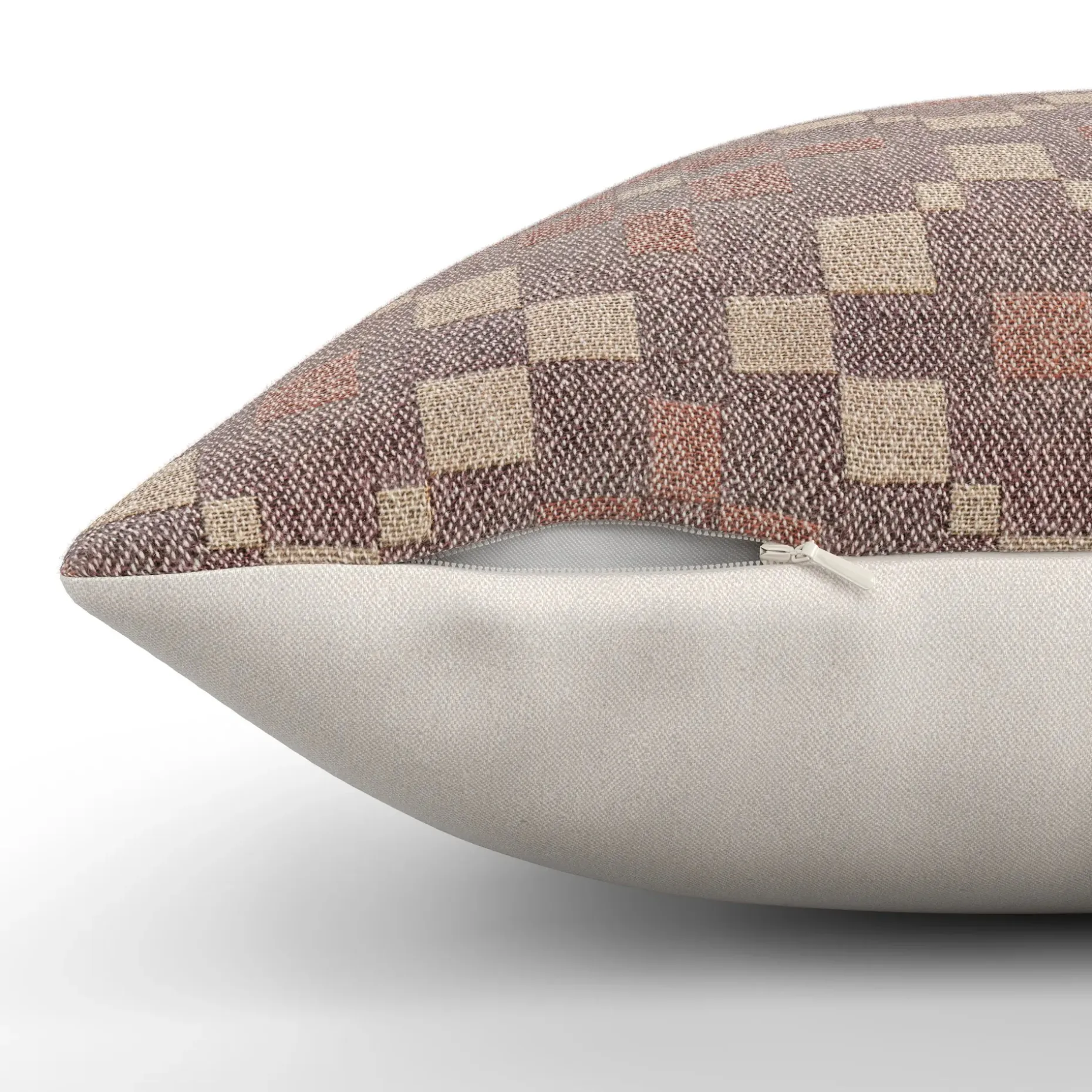 Elfin Large Pillow - Maroon Multi