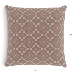 Elfin Large Pillow - Maroon Multi