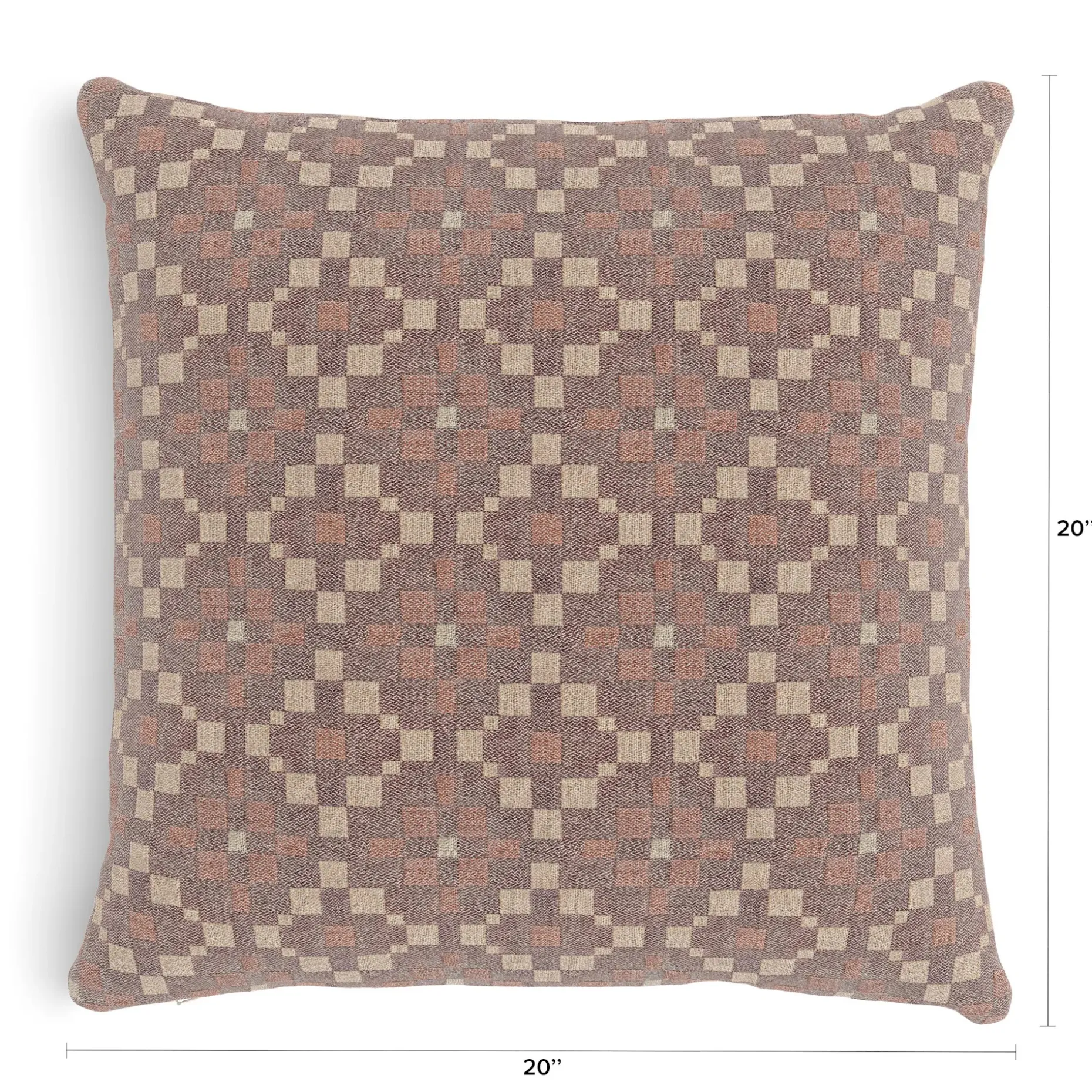 Elfin Large Pillow - Maroon Multi