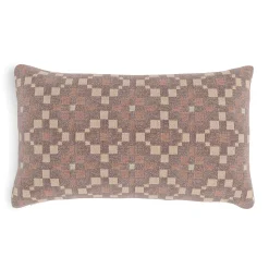 Elfin Small Pillow - Maroon Multi