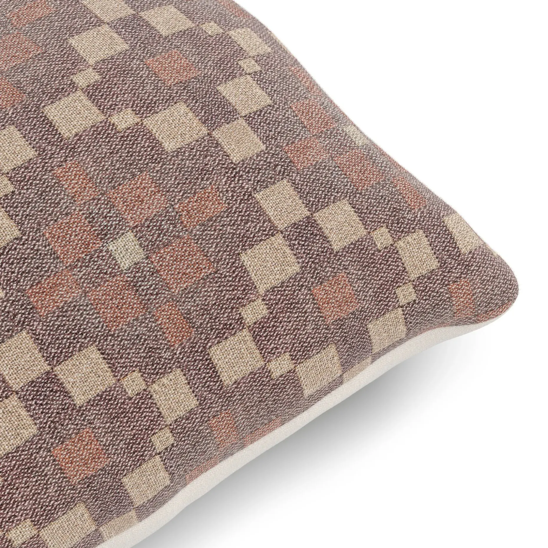 Elfin Small Pillow - Maroon Multi