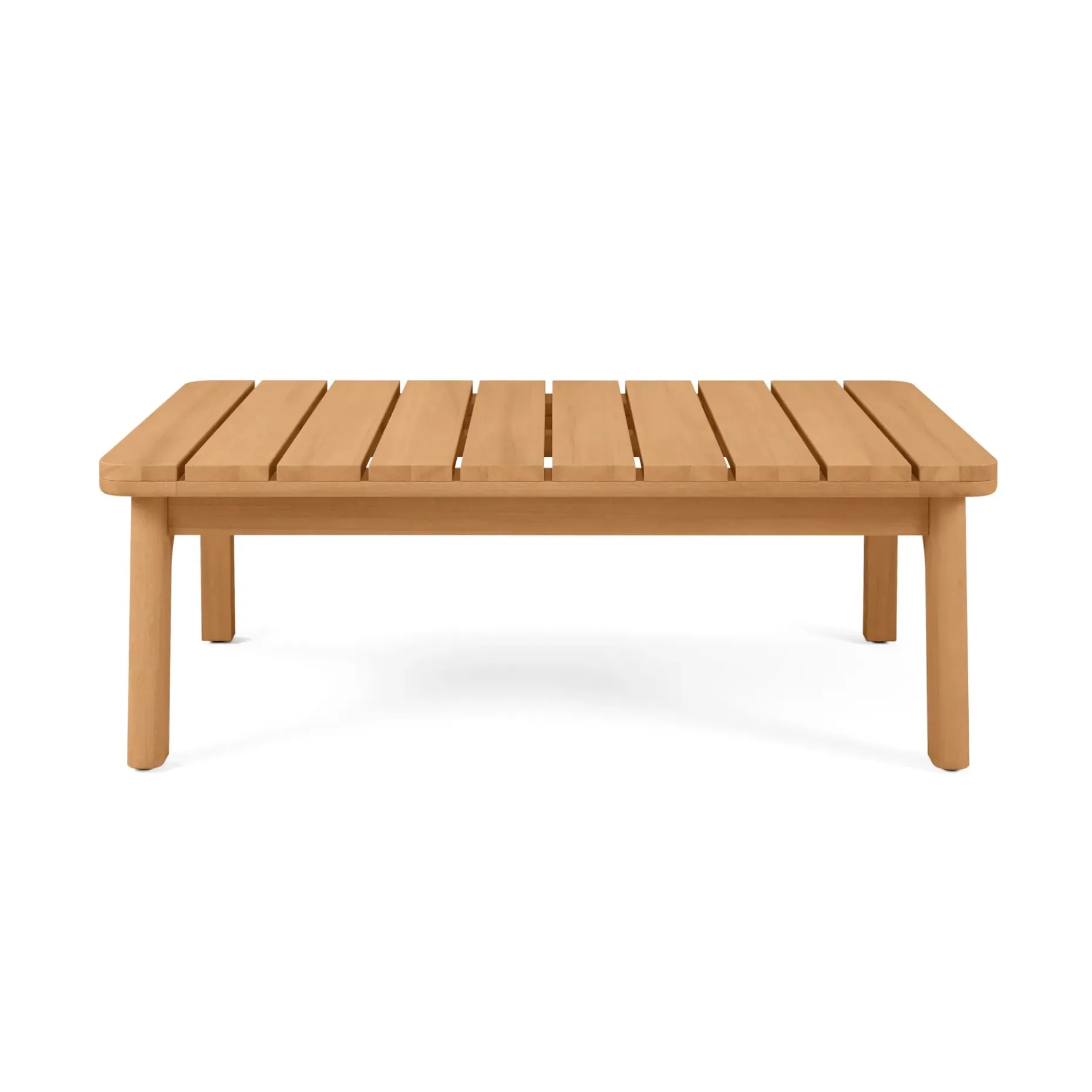 Elise 43" Outdoor Coffee Table - Light Eucalyptus