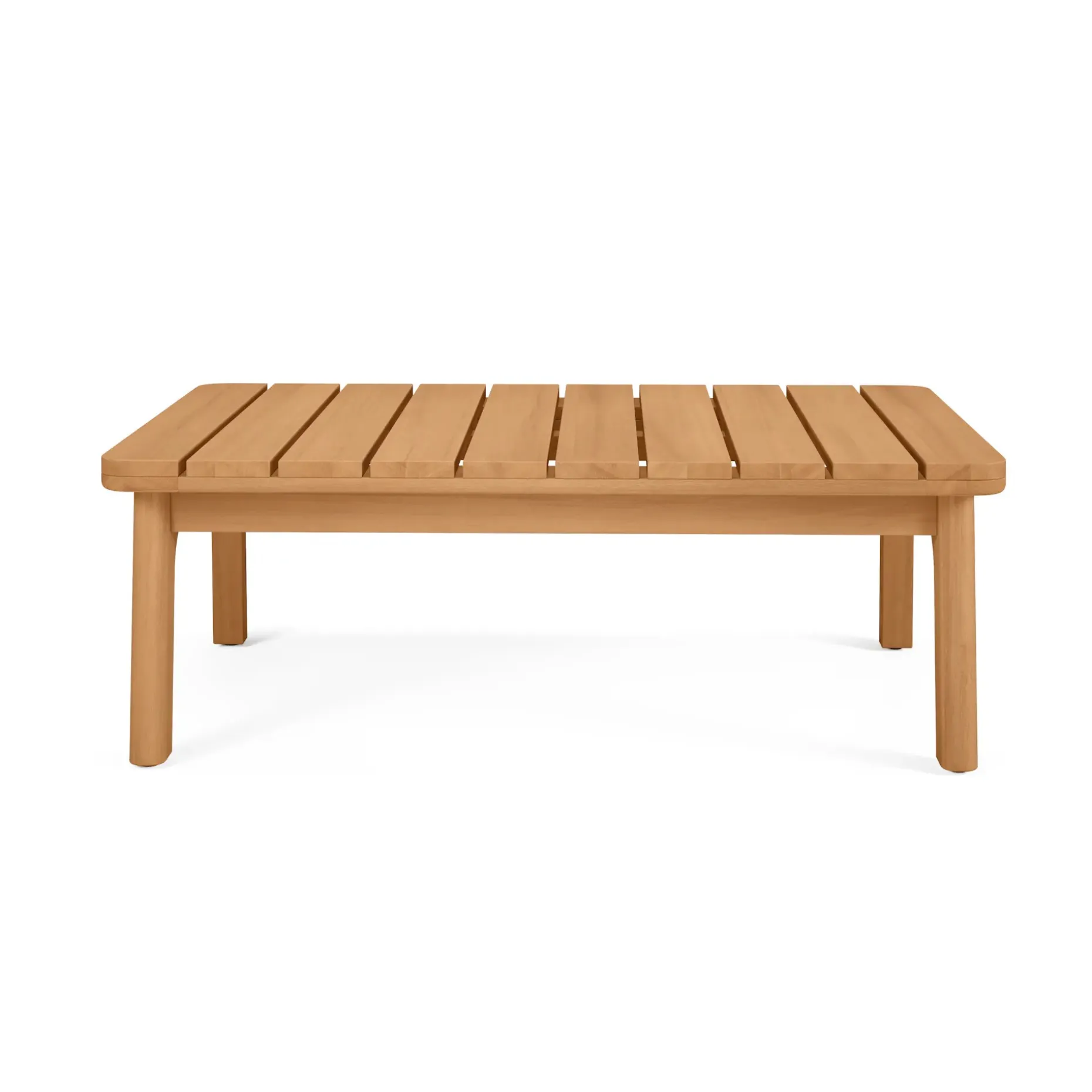 Elise 43" Outdoor Coffee Table - Light Eucalyptus