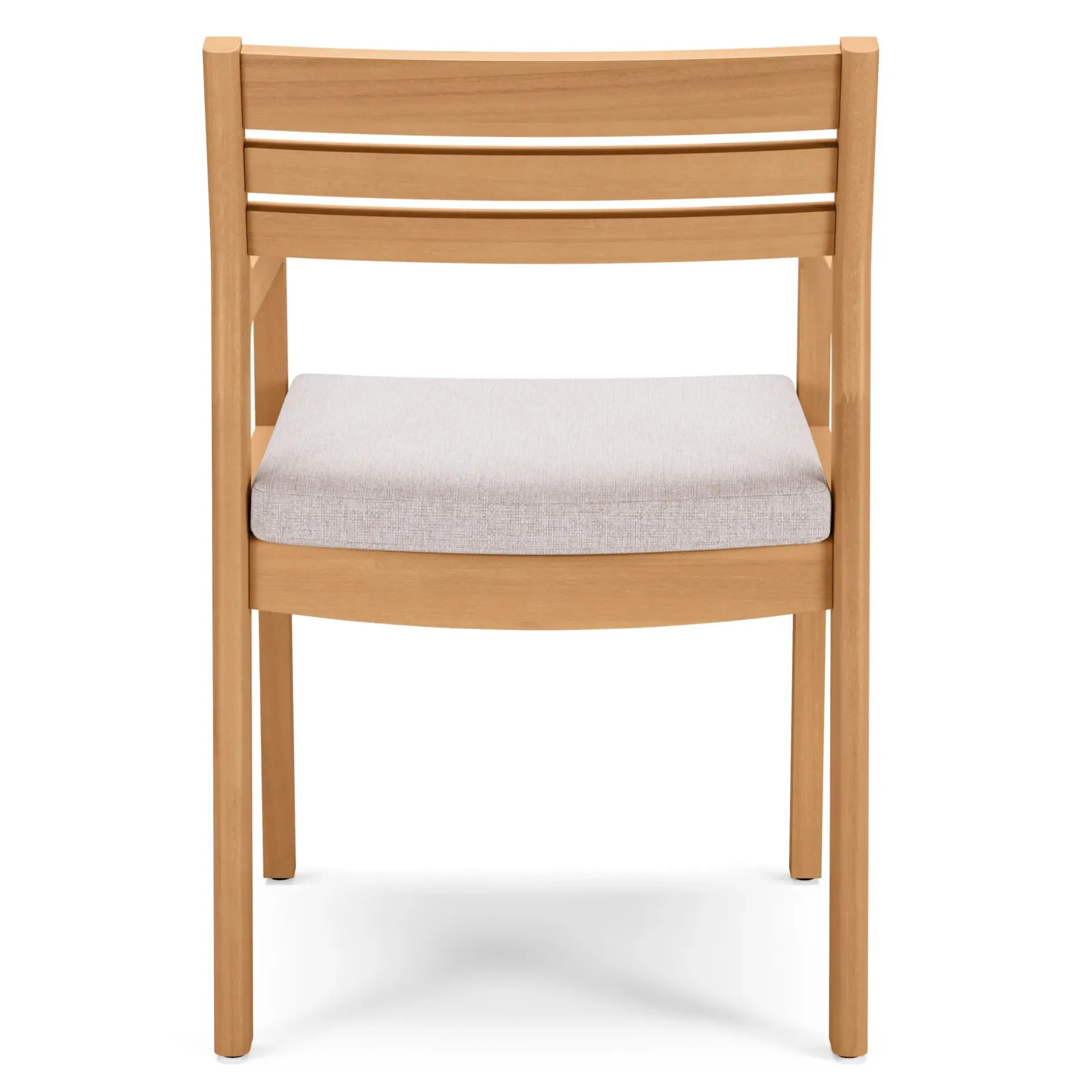 Elise Outdoor Dining Armchair - Light Eucalyptus and Basket Beige