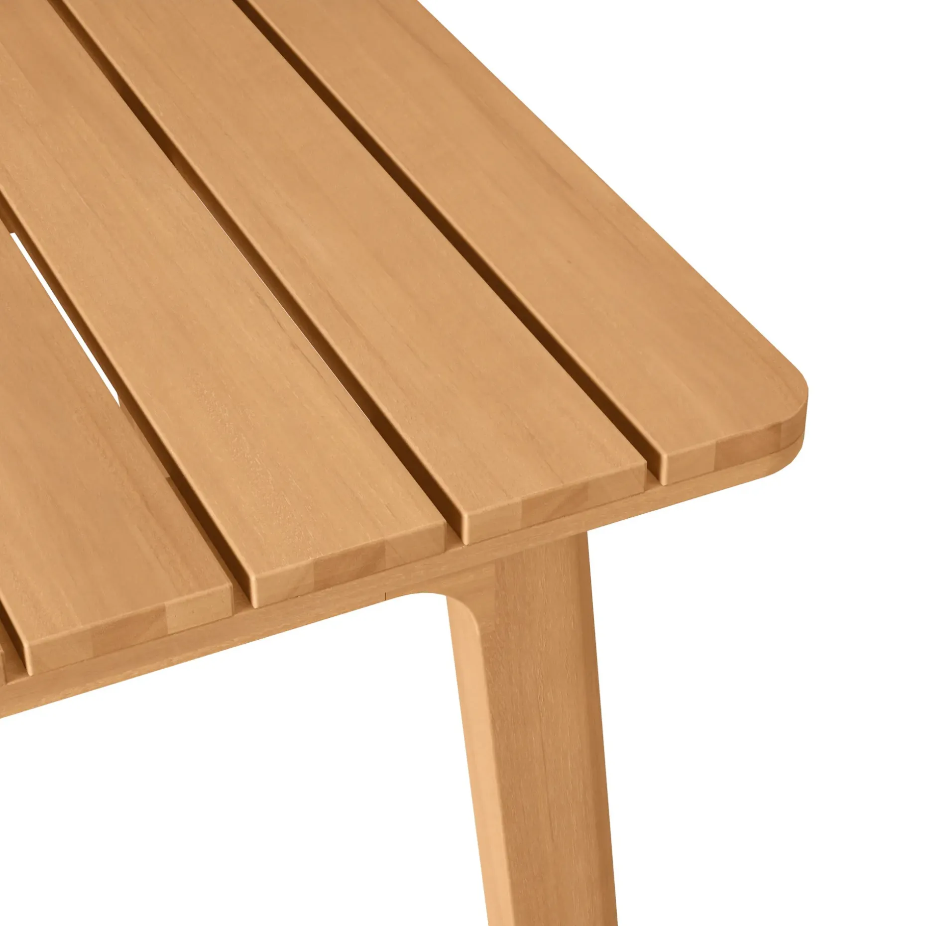 Elise 76.5" - 94.5" Outdoor Extendable Dining Table - Light Eucalyptus