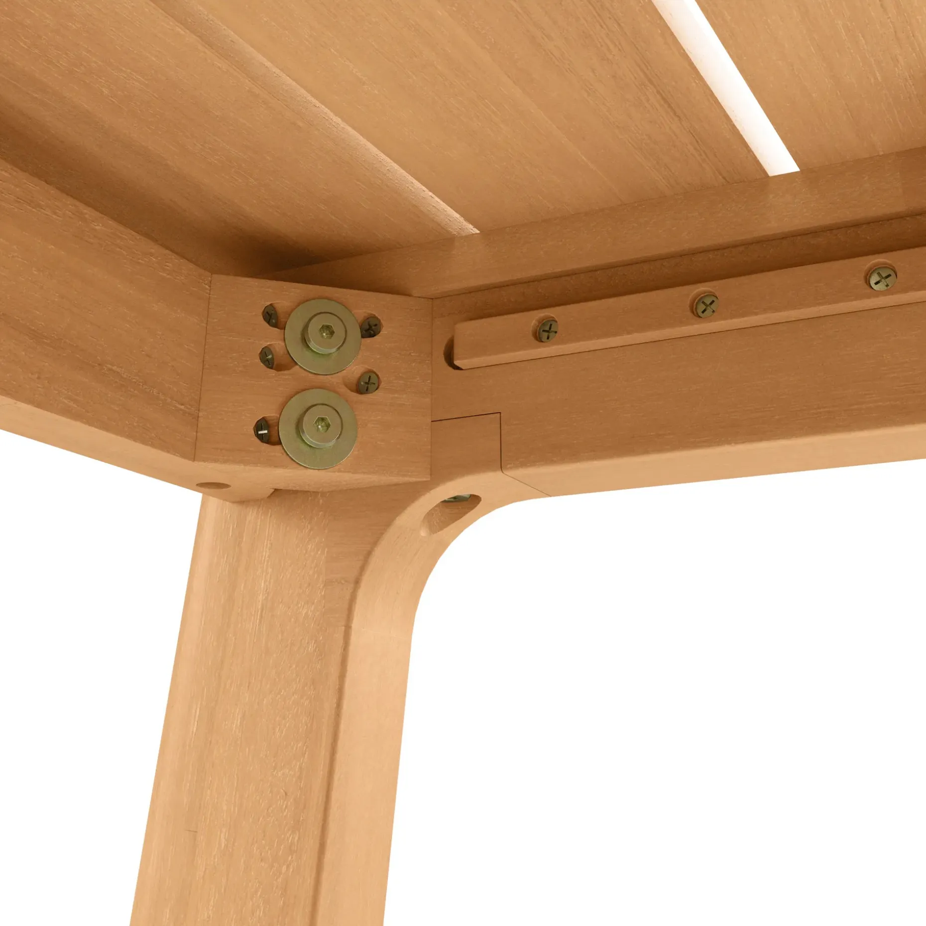 Elise 76.5" - 94.5" Outdoor Extendable Dining Table - Light Eucalyptus