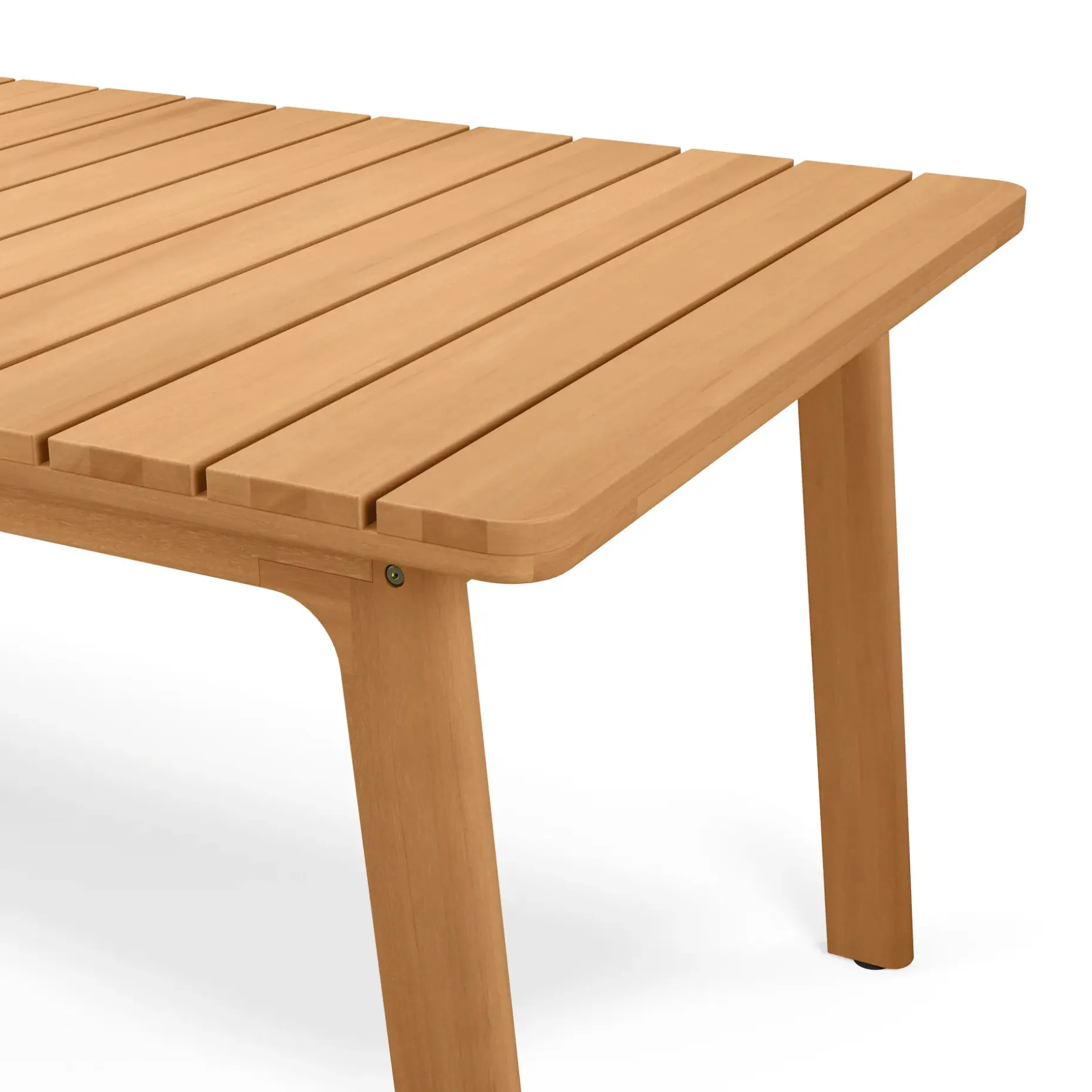 Elise 76.5" - 94.5" Outdoor Extendable Dining Table - Light Eucalyptus