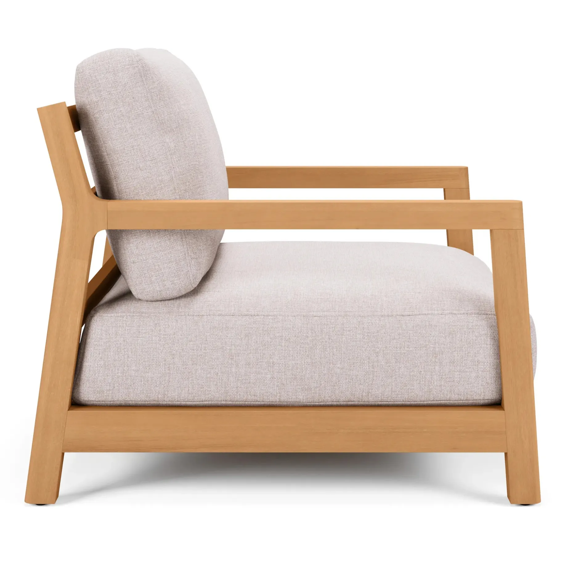 Elise 34" Outdoor Lounge Chair - Basket Beige
