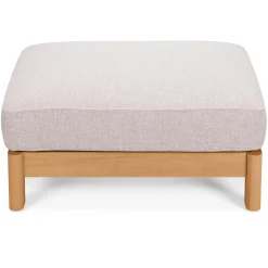 Elise 31" Outdoor Ottoman - Basket Beige