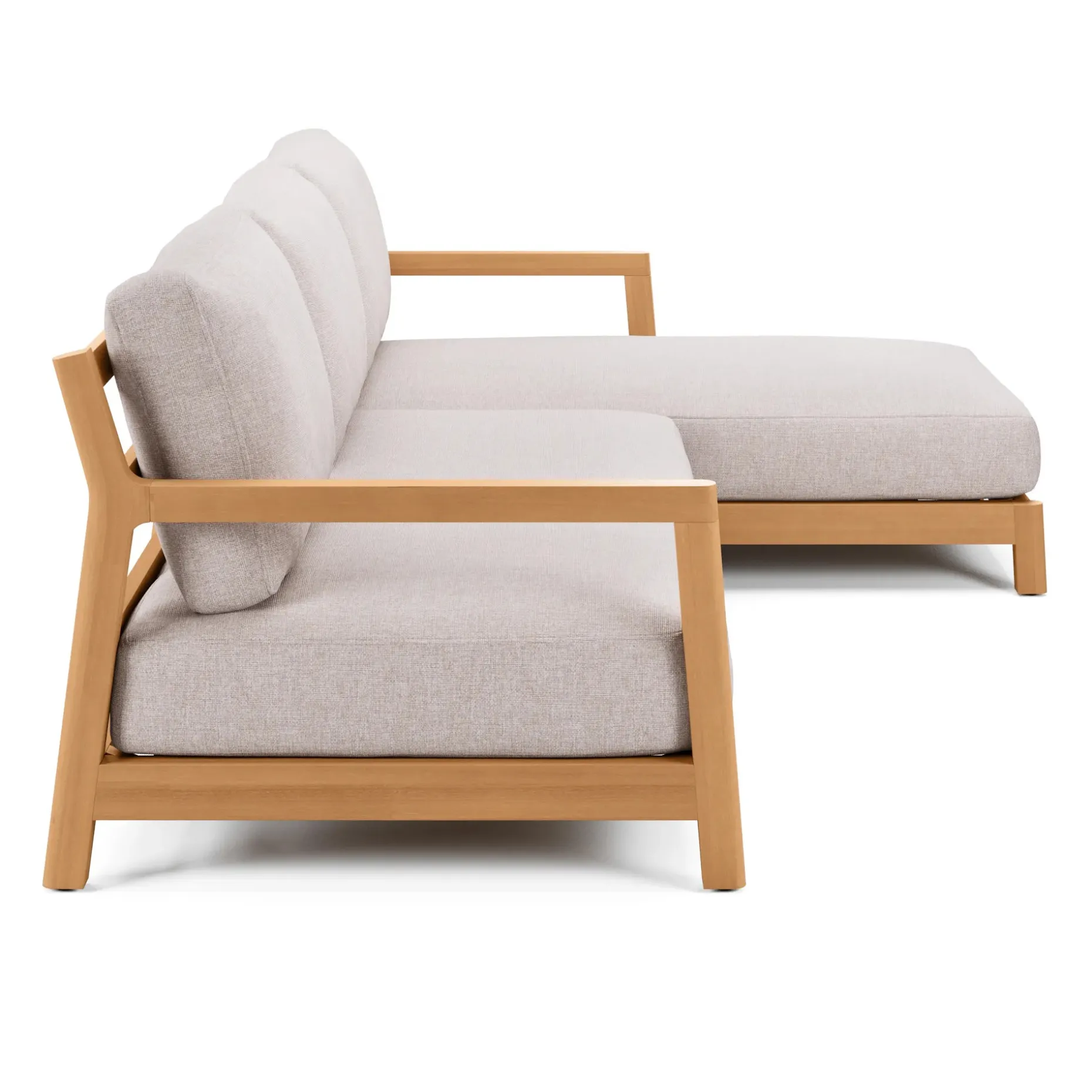 Elise 100" Outdoor Right Sectional - Basket Beige