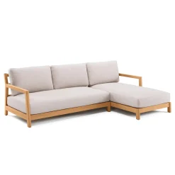 Elise 100" Outdoor Right Sectional Set - Basket Beige