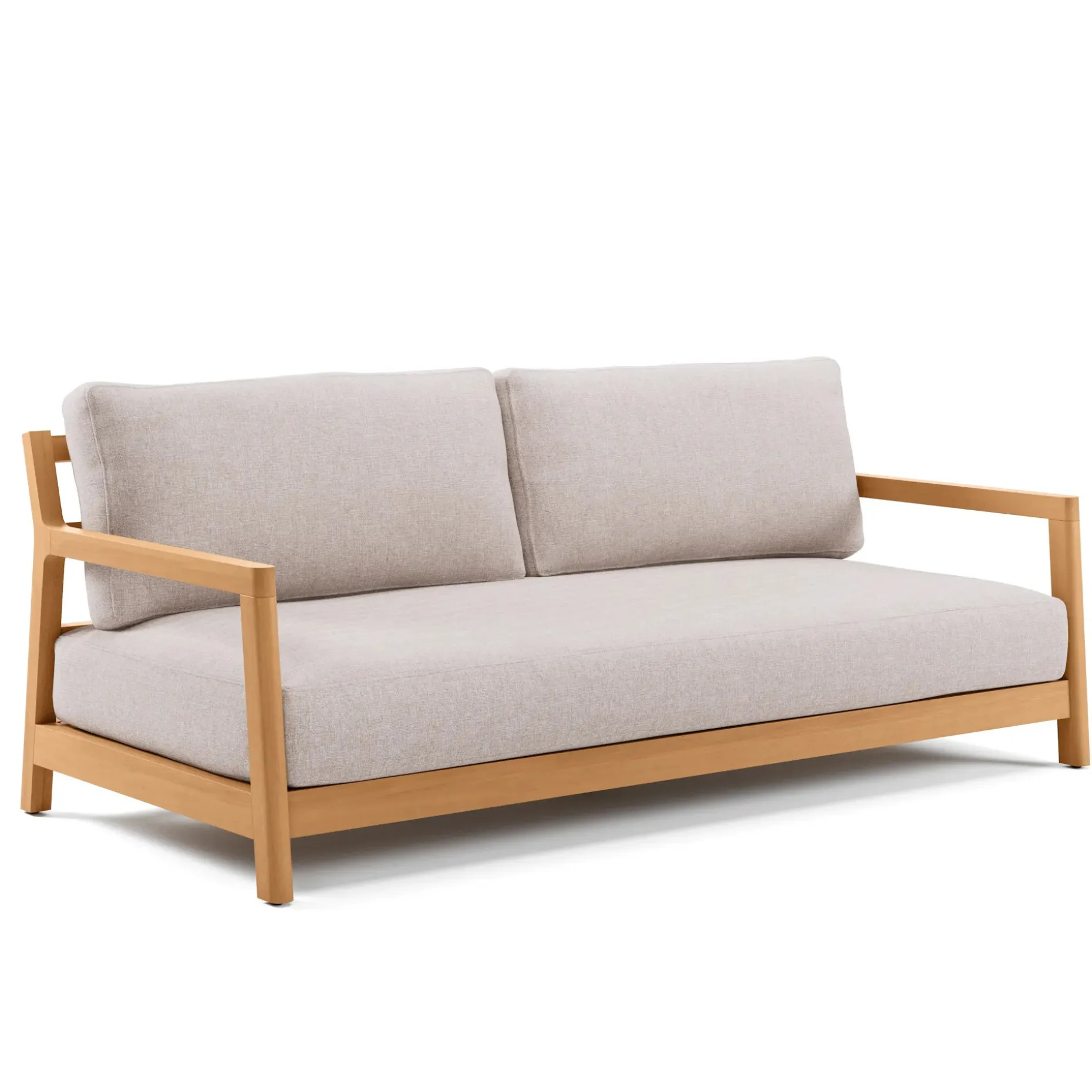 Elise 80" Outdoor Sofa - Basket Beige