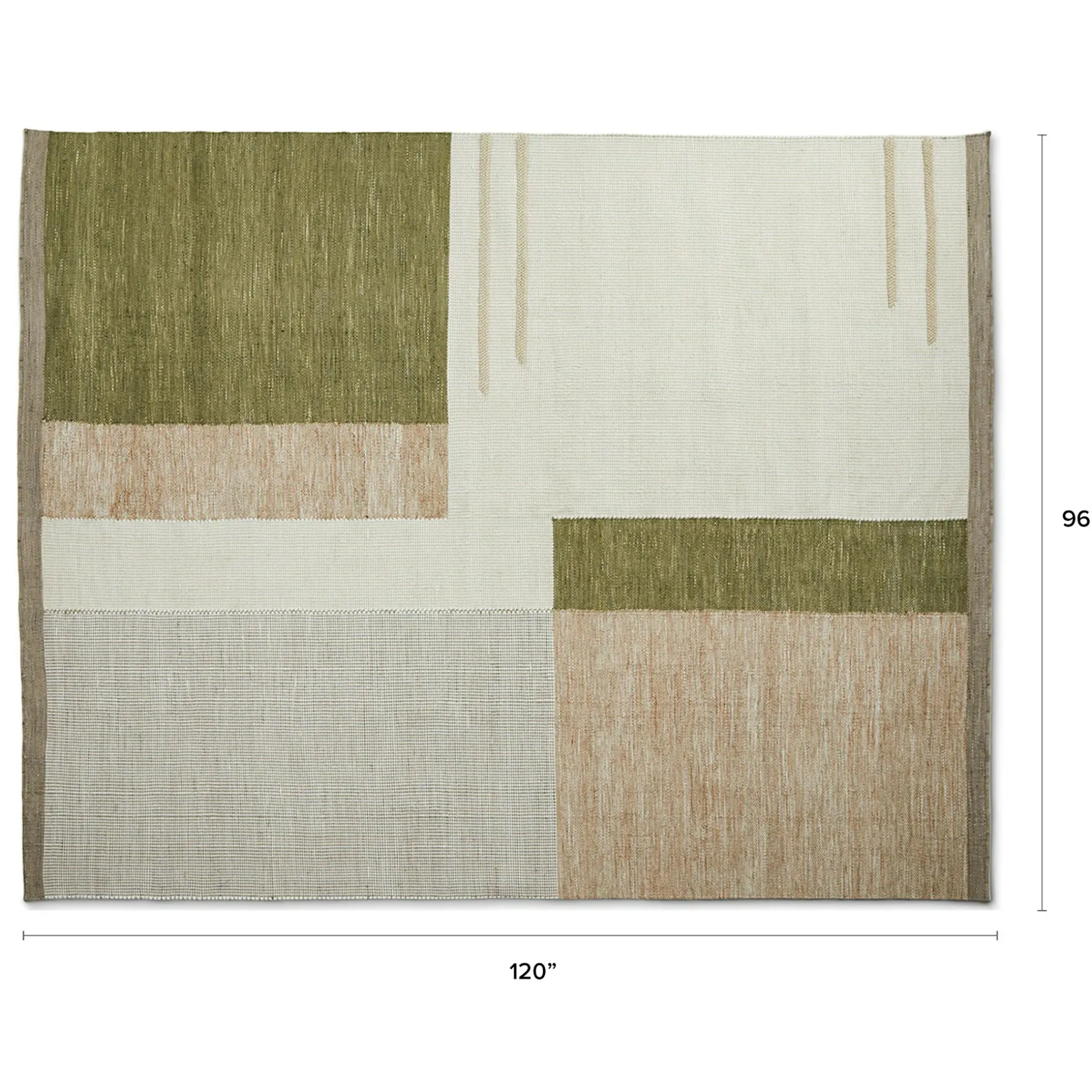Elko 8 x 10 Indoor/Outdoor Rug - Spring Green