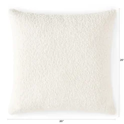 Ella Large Pillow - Short Shearling White