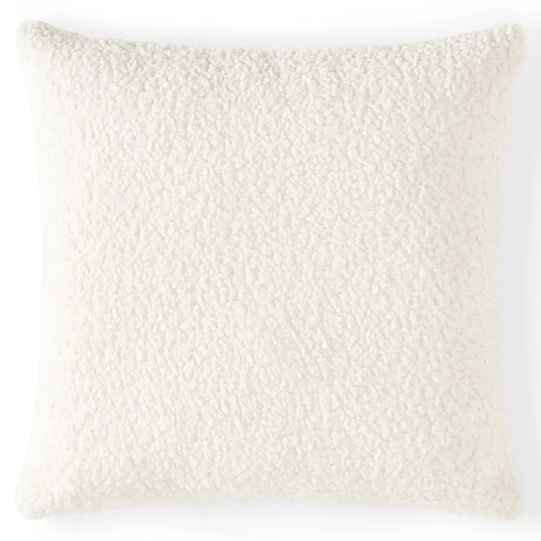 Ella Large Pillow - Short Shearling White