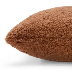 Ella Large Pillow - Short Shearling Rust