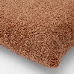 Ella Large Pillow - Short Shearling Rust