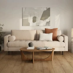 Ella Large Pillow - Short Shearling Rust