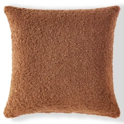 Ella Large Pillow - Short Shearling Rust