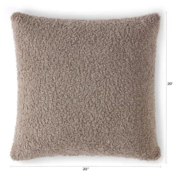 Ella Large Pillow - Short Shearling Taupe